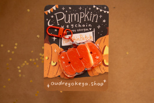 Pumpkin Keychain