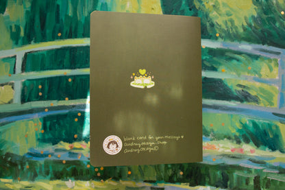 Froggo "Two Silly Frogs" Greeting Card