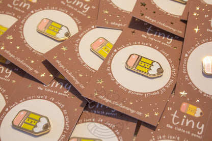Tiny Pencil Enamel Pin