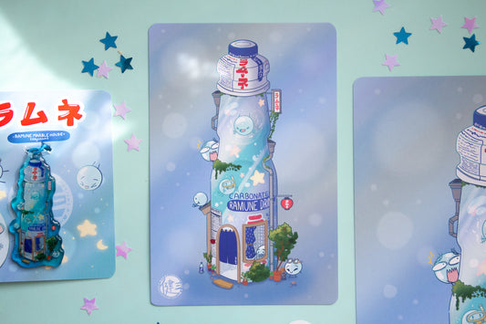 Ramune Marble House Art Print