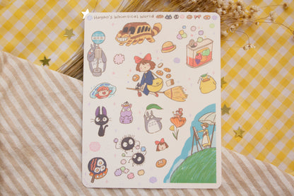 Ghibli Sticker Sheet
