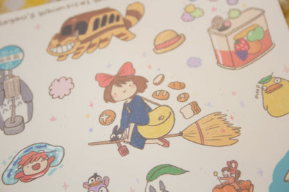 Ghibli Sticker Sheet