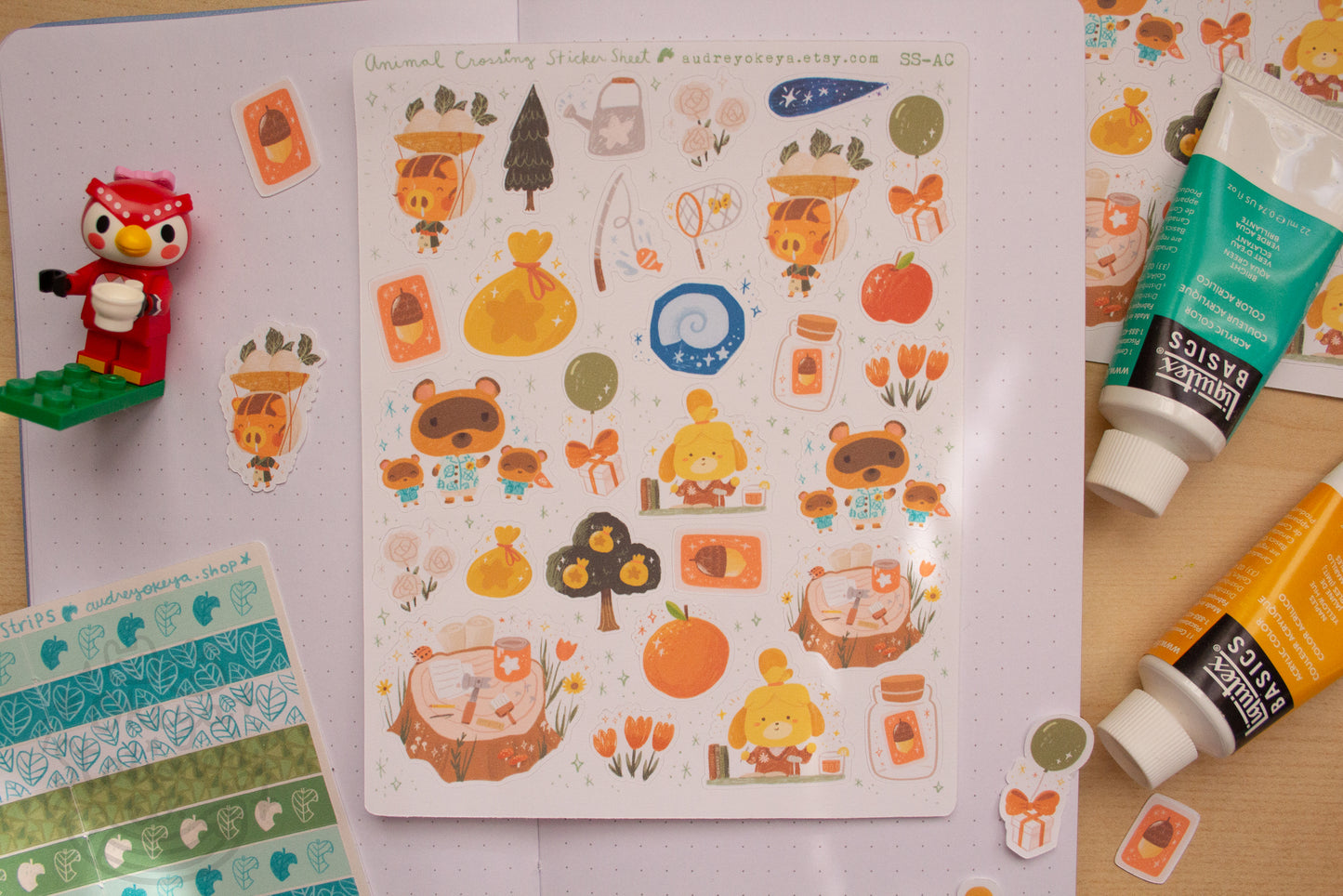 Animal Crossing Sticker Sheet