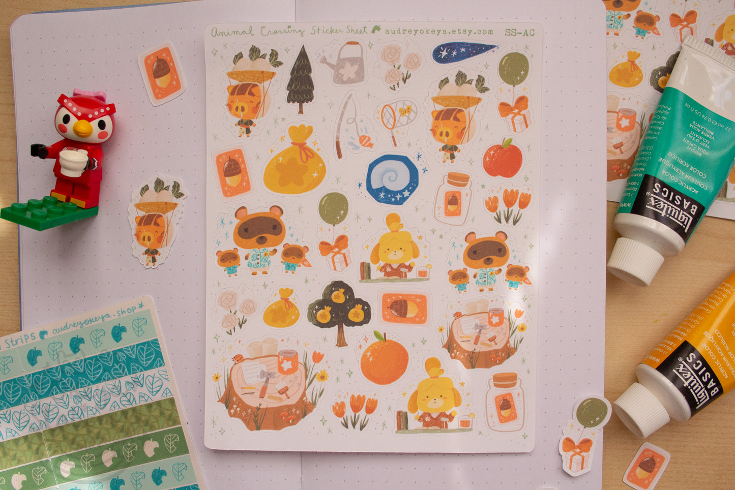 Animal Crossing Sticker Sheet