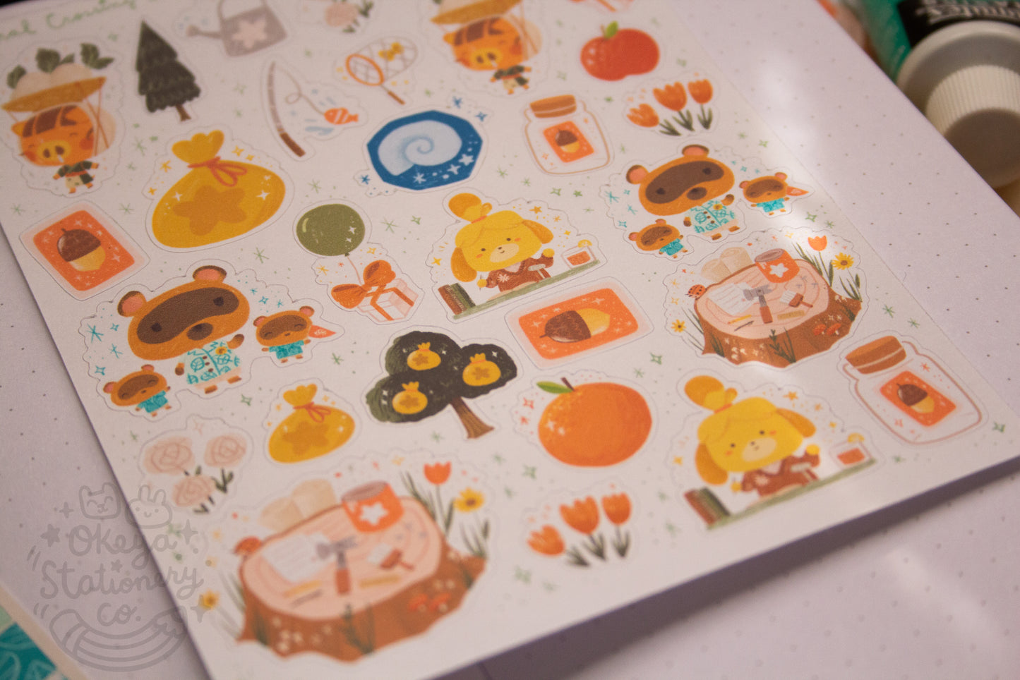 Animal Crossing Sticker Sheet