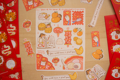 Year of the Horse | CNY Chinese New Year Sticker Sheets