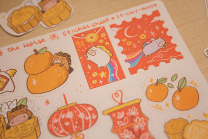 Year of the Horse | CNY Chinese New Year Sticker Sheets