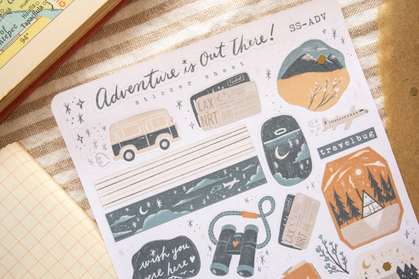 Adventure is Out There Sticker Sheet