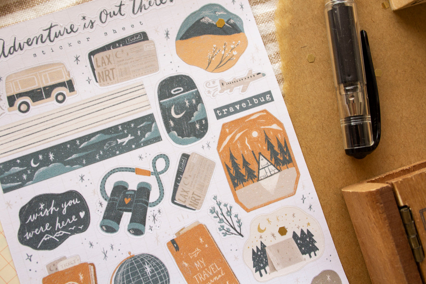 Adventure is Out There Sticker Sheet