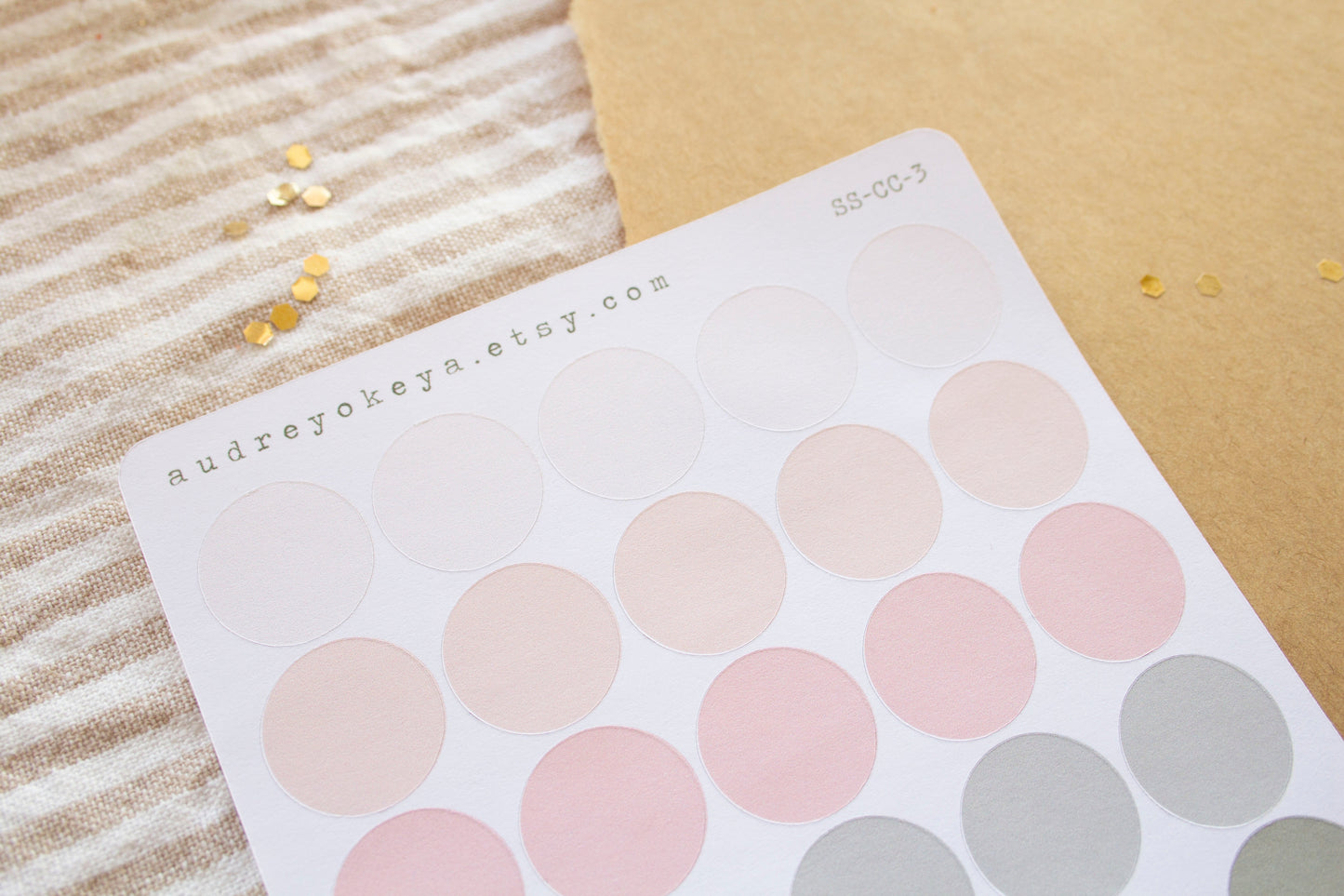 ✧ Colorful Circles Sticker Sheets ✧