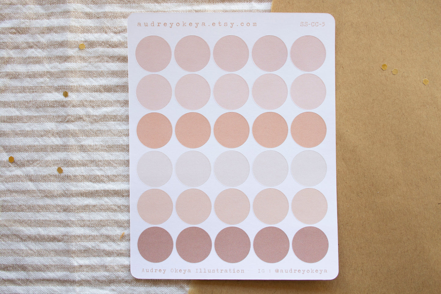 ✧ Colorful Circles Sticker Sheets ✧