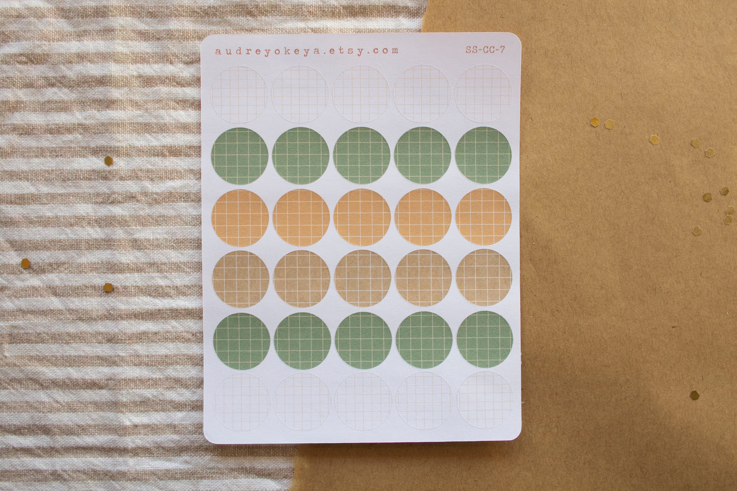 ✧ Colorful Circles Sticker Sheets ✧