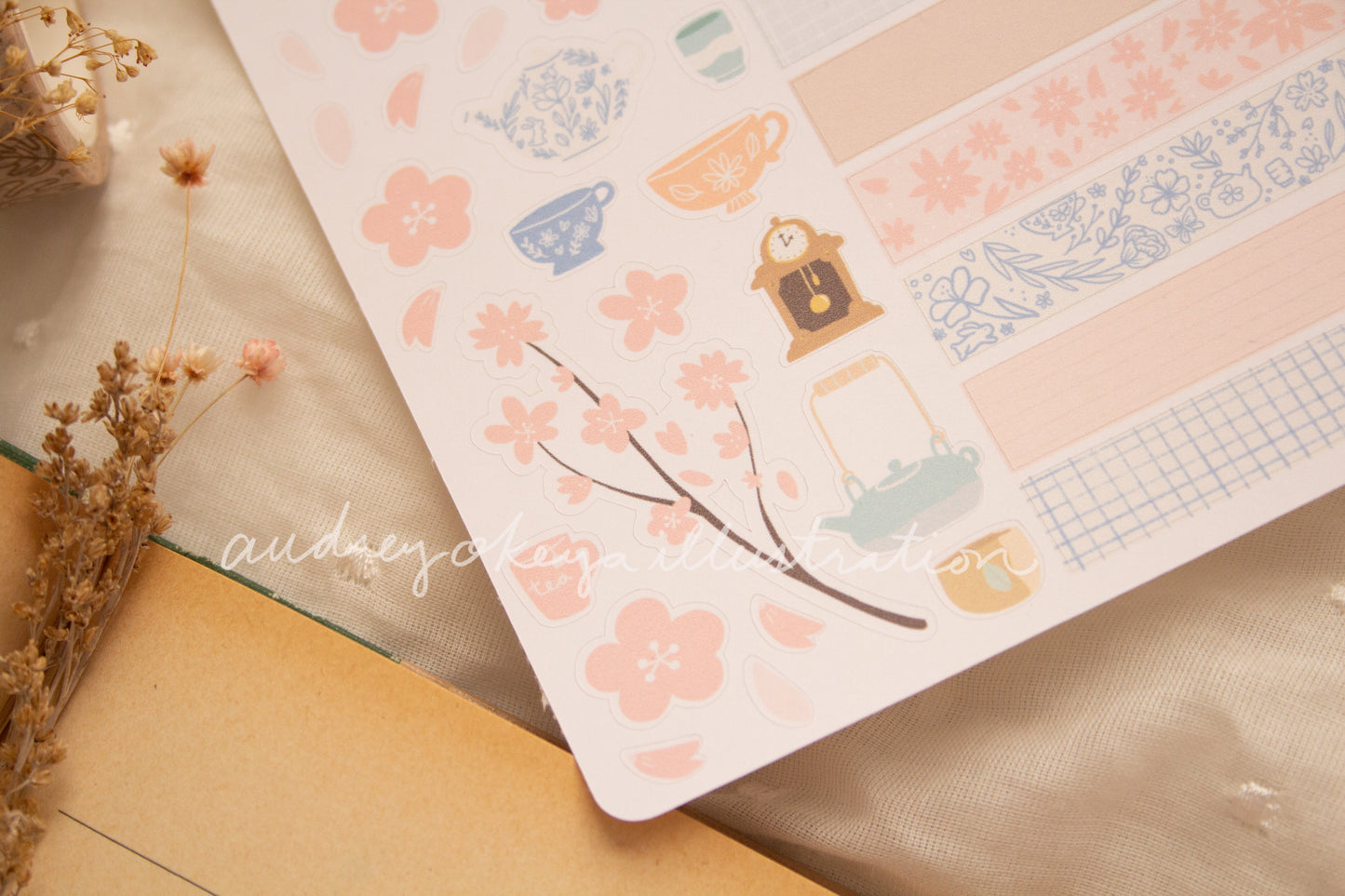 Springtime Bujo Sticker Sheet