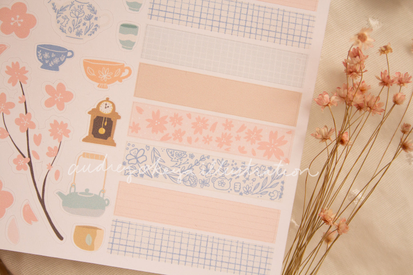 Springtime Bujo Sticker Sheet