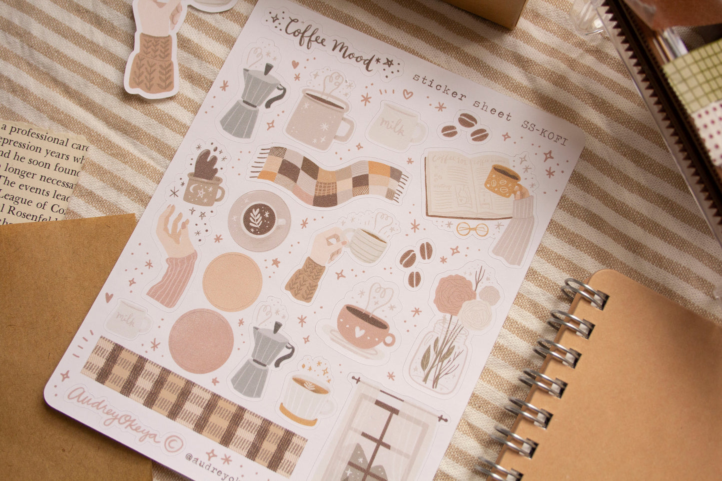 Coffee Mood Sticker Sheet