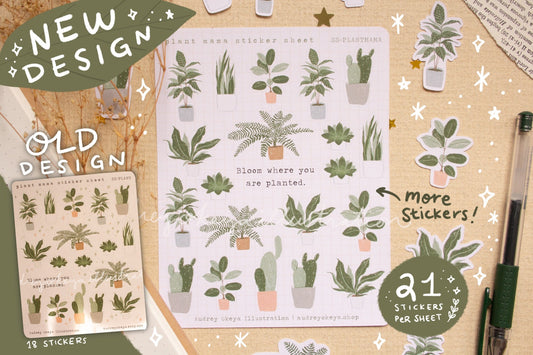 Plant Mama Sticker Sheet