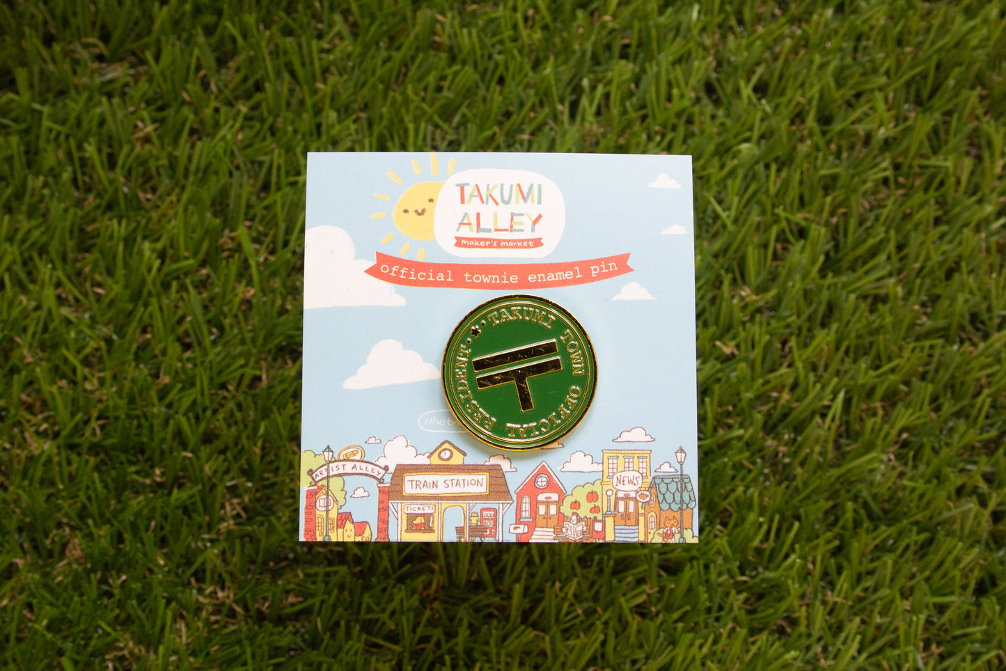 Takumi Townie Enamel Pins