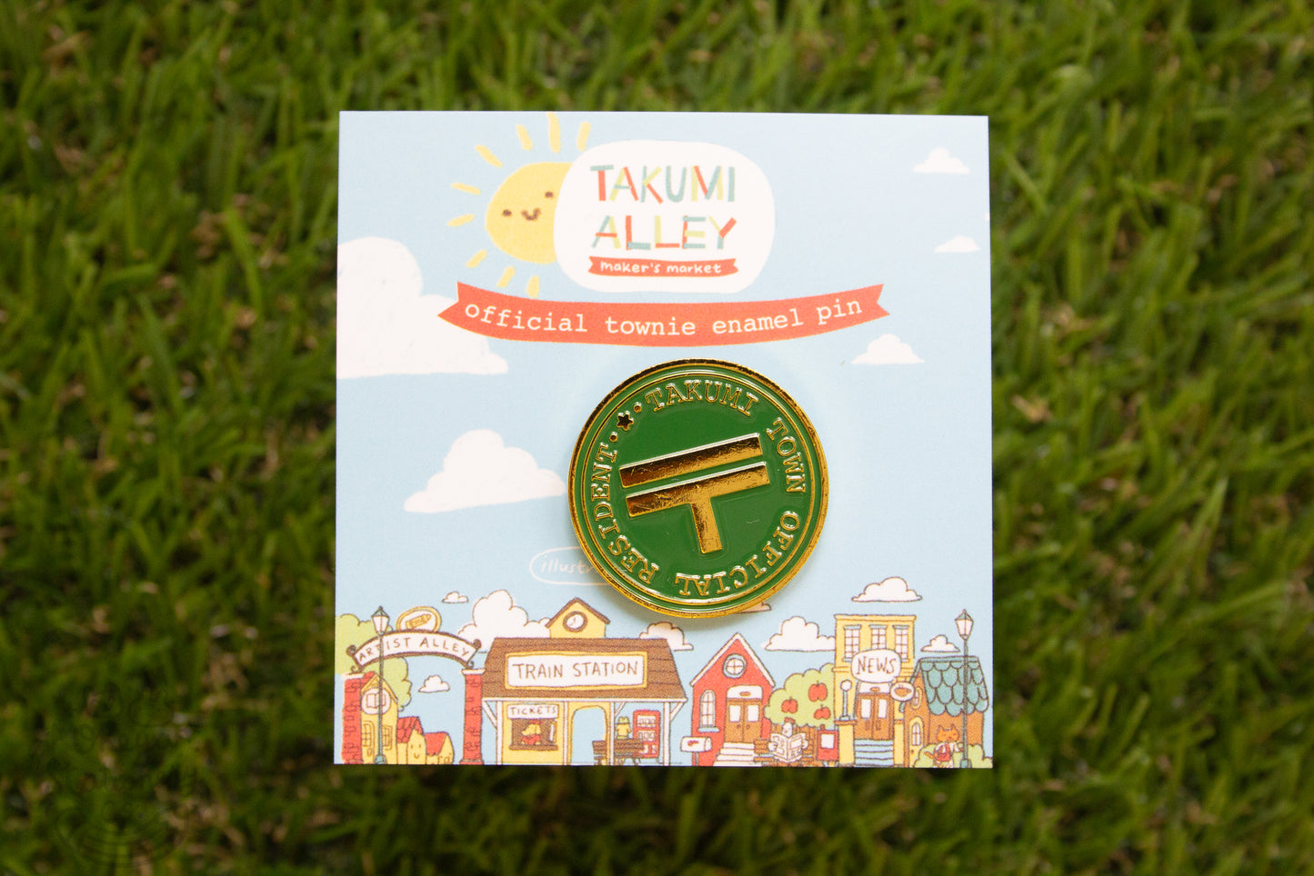 Takumi Townie Enamel Pins