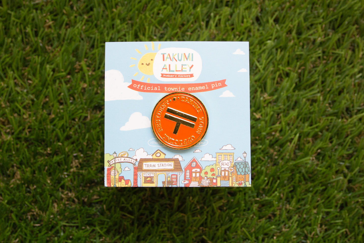 Takumi Townie Enamel Pins