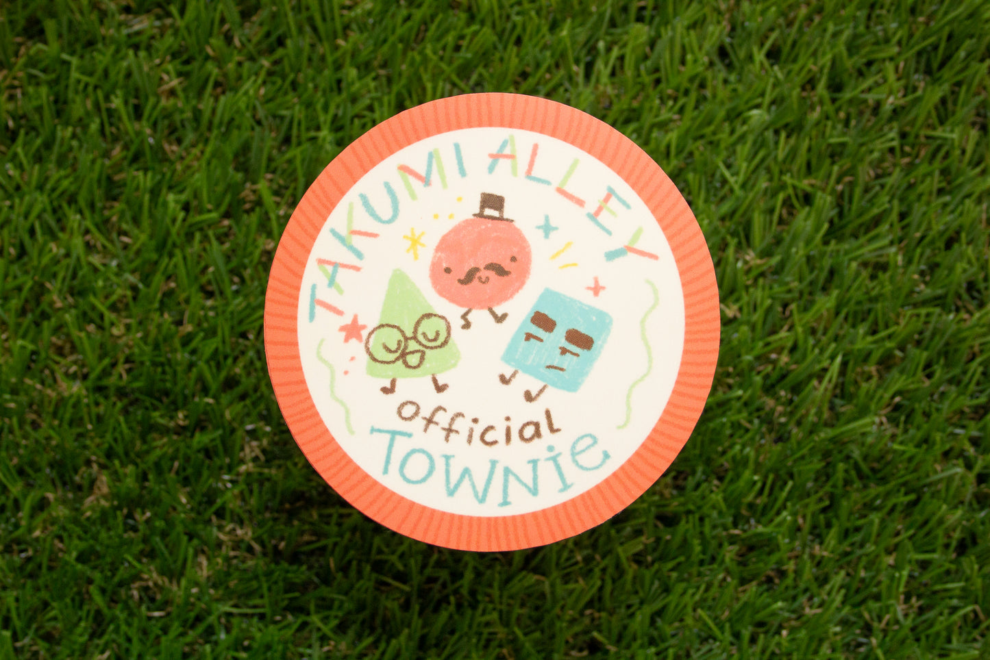 Takumi Official Townie Waterproof Sticker