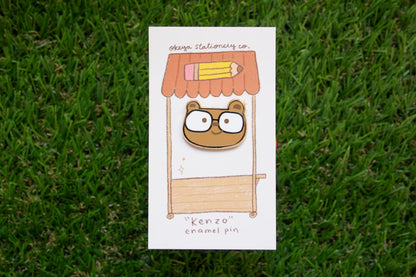Bear "Kenzo" Enamel Pin
