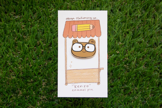Bear "Kenzo" Enamel Pin