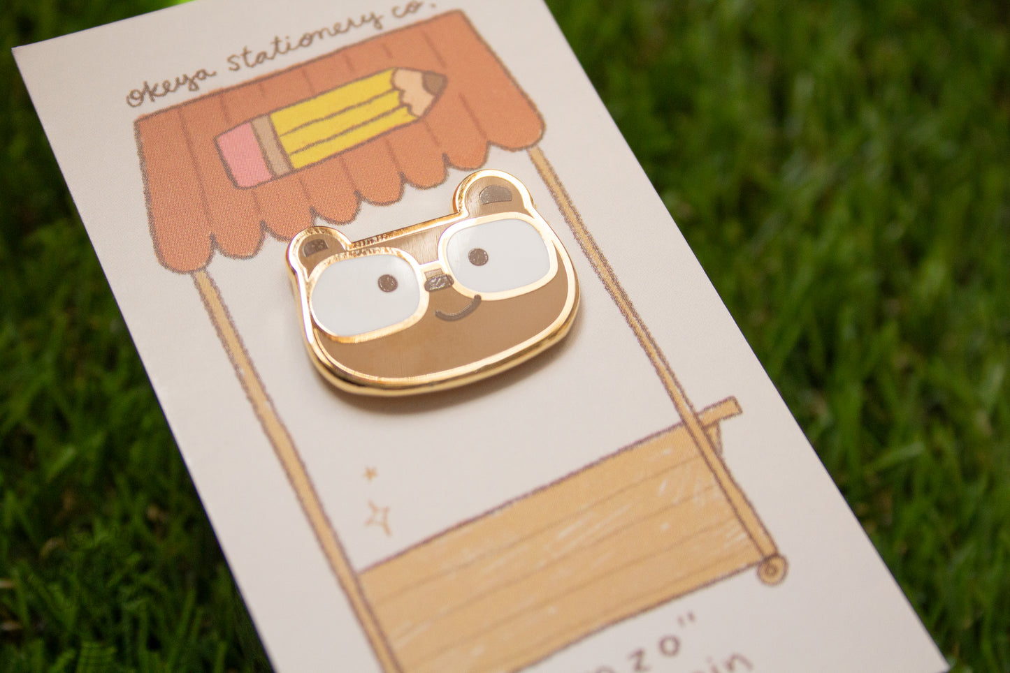 Bear "Kenzo" Enamel Pin
