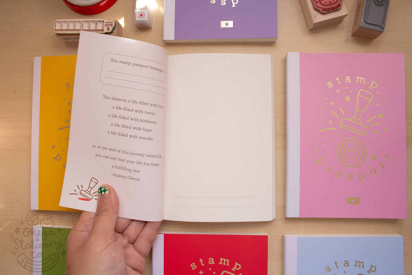 Stamp Passport Notebook