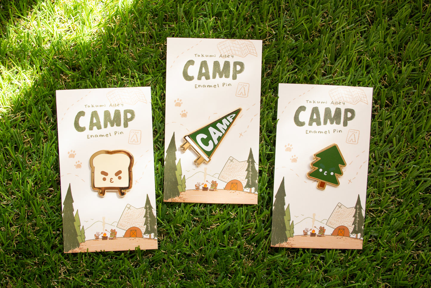 Camp Enamel Pins