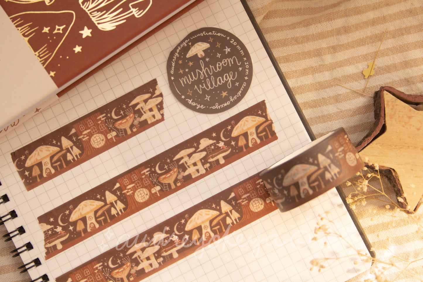 Mushroom Washi Tape