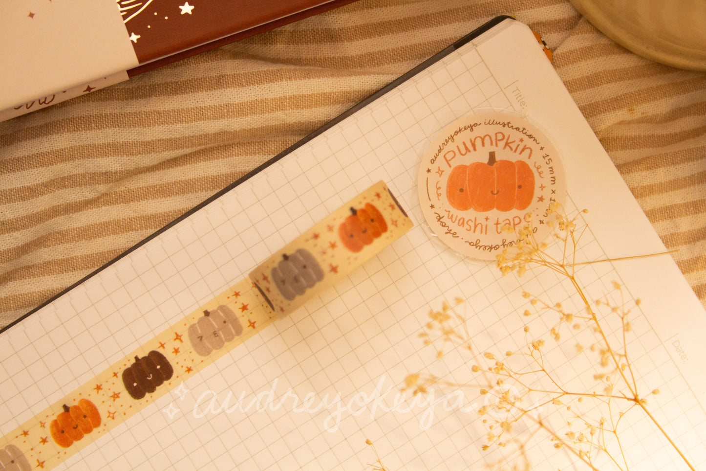 Pumpkin Pattern Washi Tape