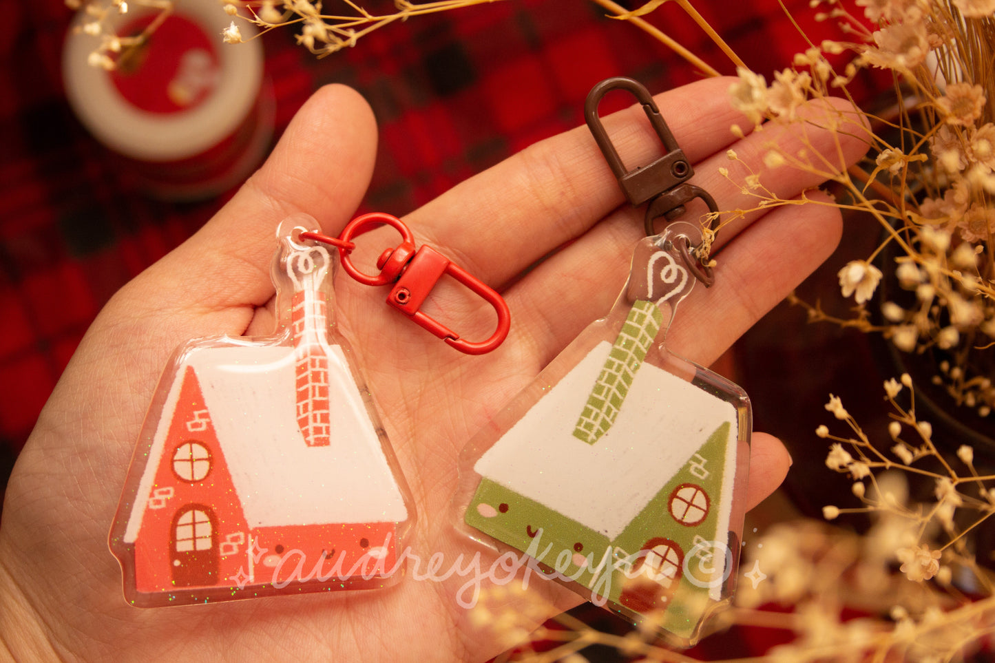 Home House Keychain