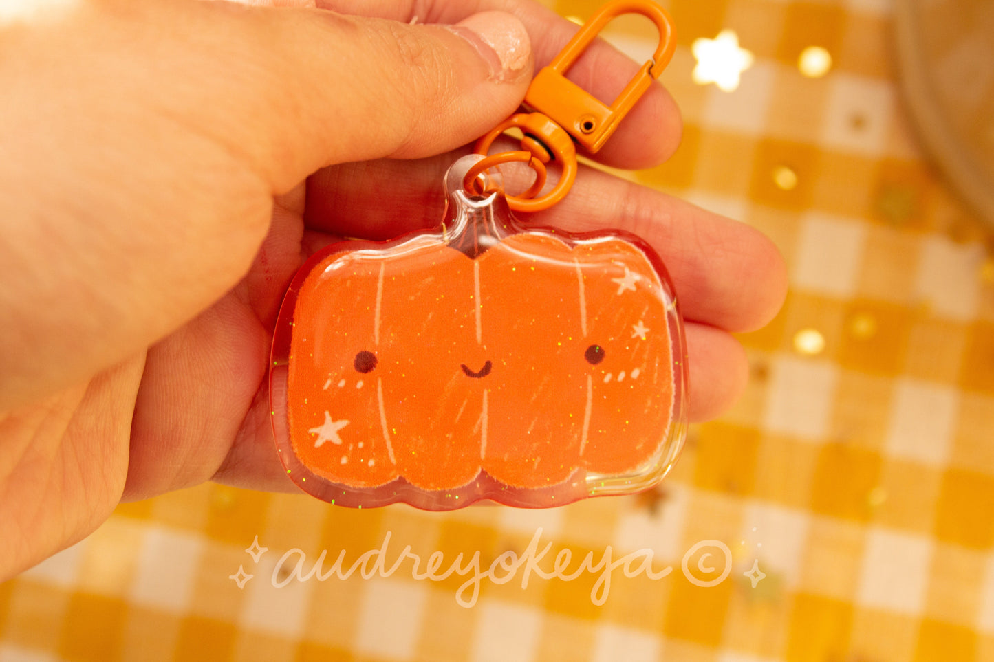 Pumpkin Keychain