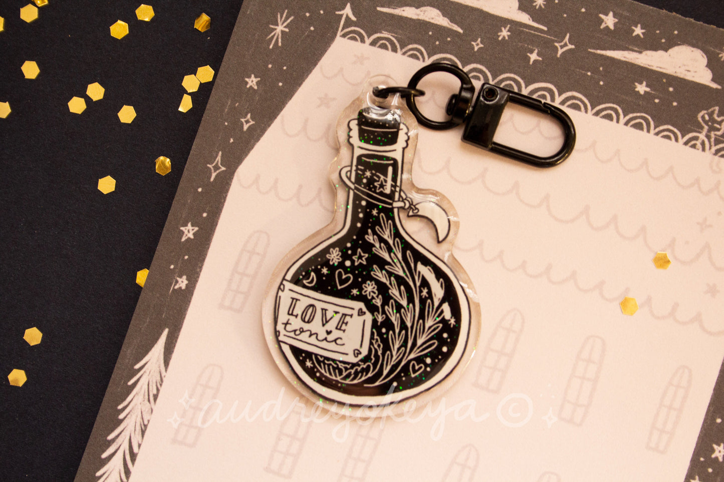 Potion Love Tonic Keychain