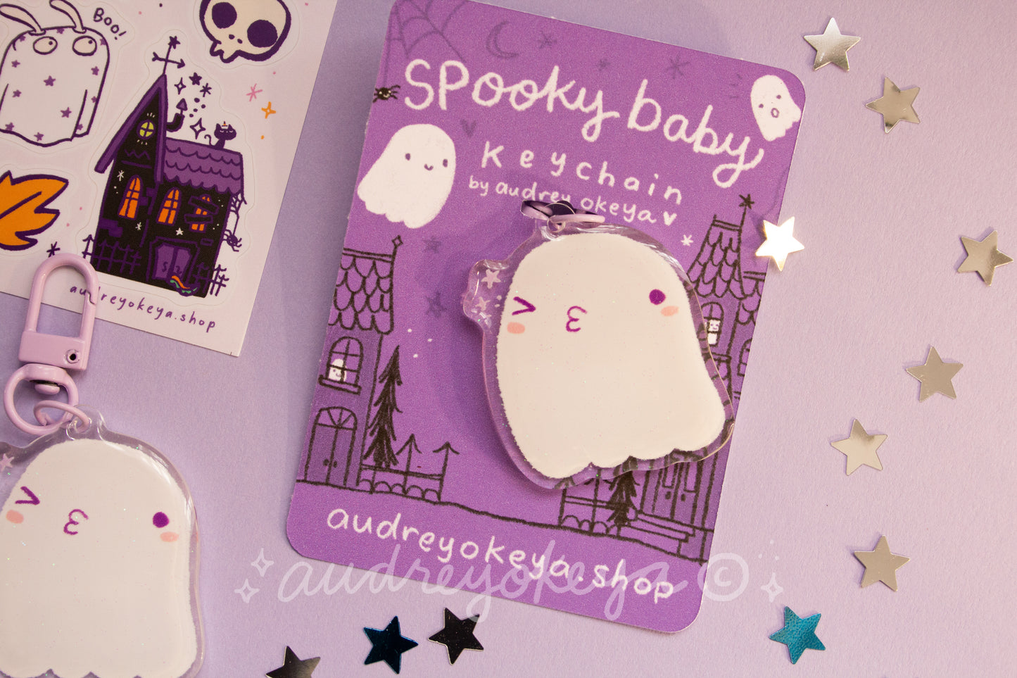 Spooky Baby Keychain
