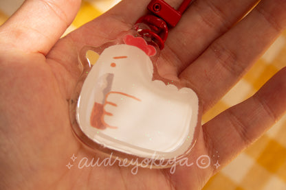 Spicy Baby Chicken Keychain