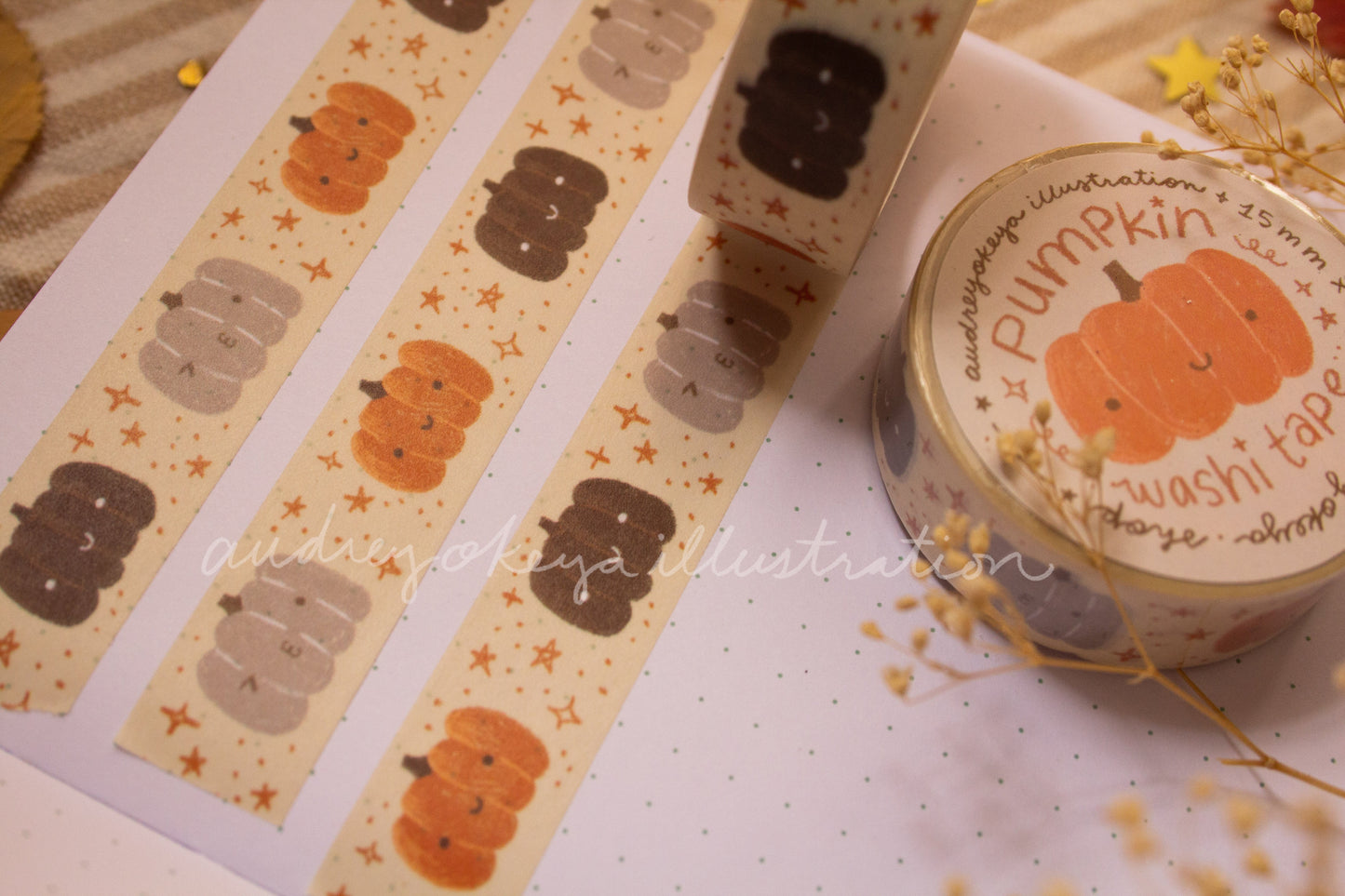 Pumpkin Pattern Washi Tape