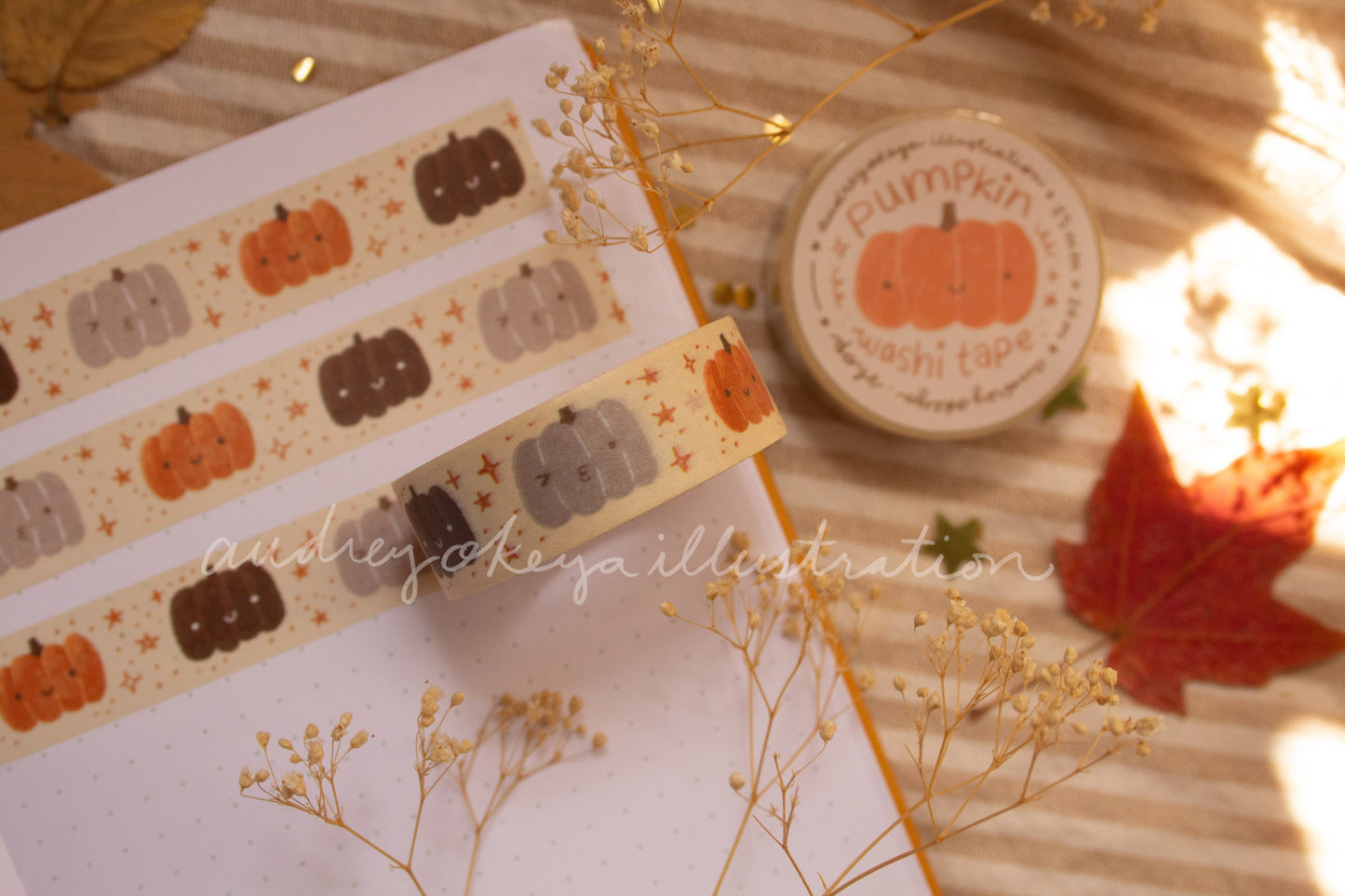 Pumpkin Pattern Washi Tape