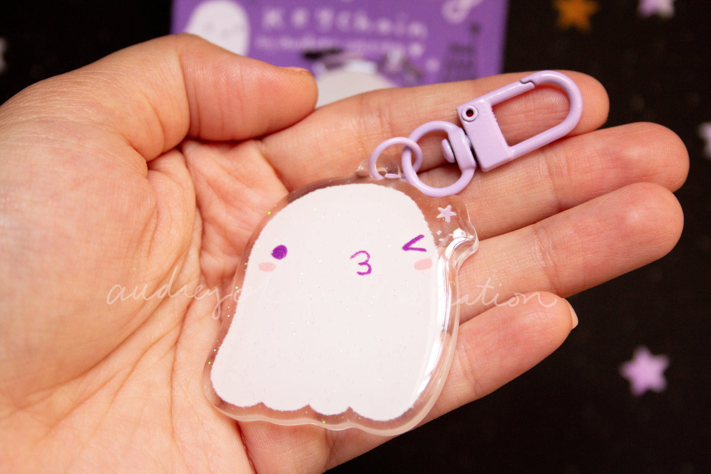 Ghost Spooky Baby Keychain