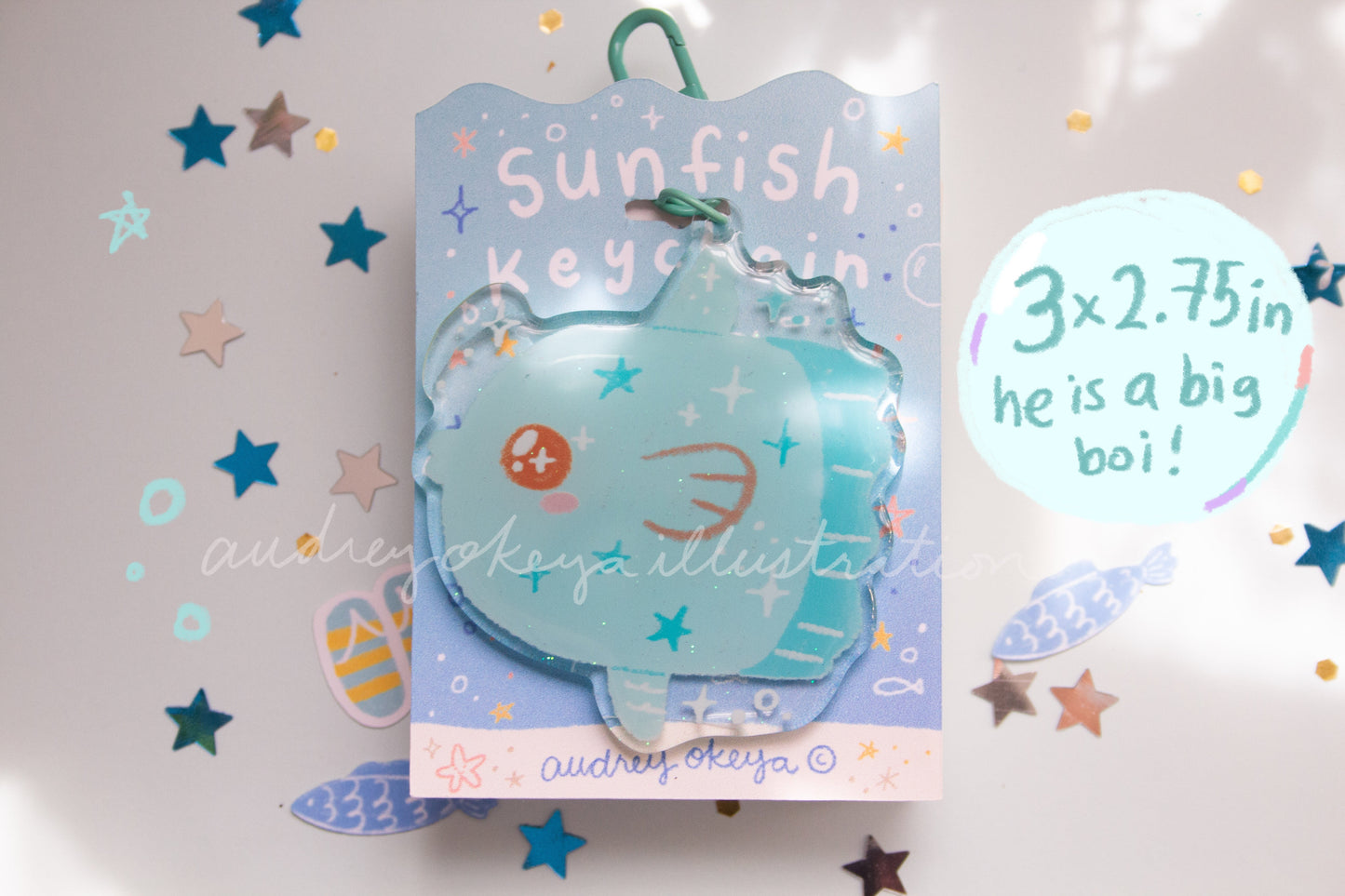 Sunfish Keychain