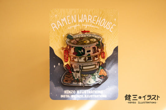 Ramen Warehouse Keychain