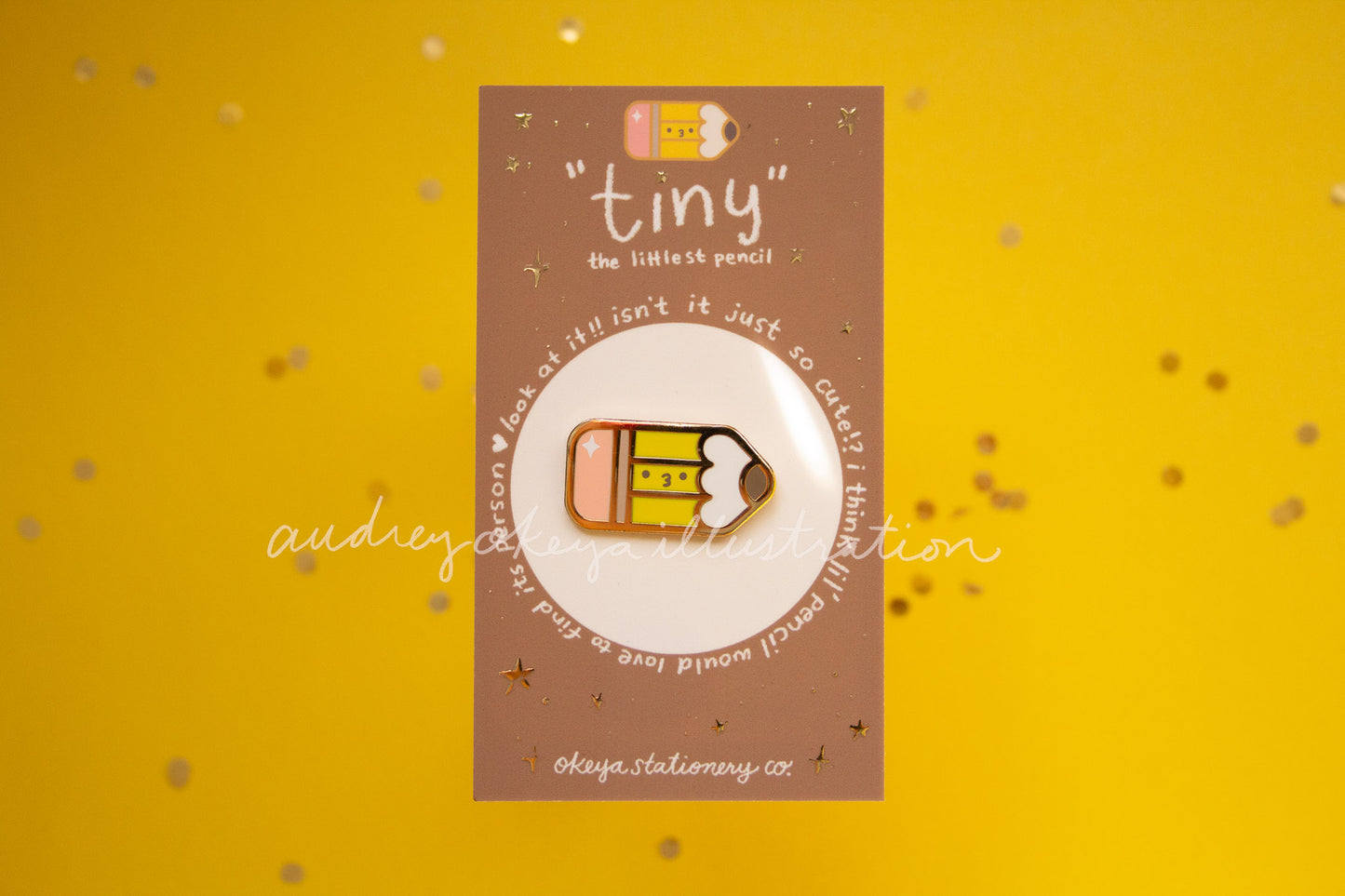 Okeya Stationery Co Pencil Enamel Pin