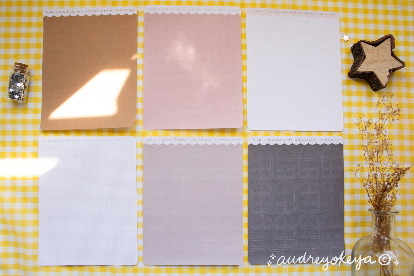 Aesthetic Windows Sticker Sheets | 14 Different Colors