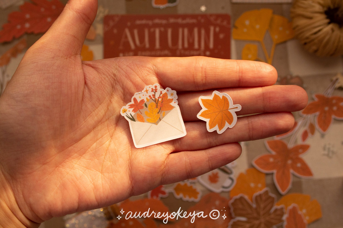 Autumn Die-Cut Sticker Flakes | Bullet Journaling Stickers