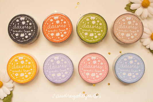 Daisy Washi Tape 8 Colors