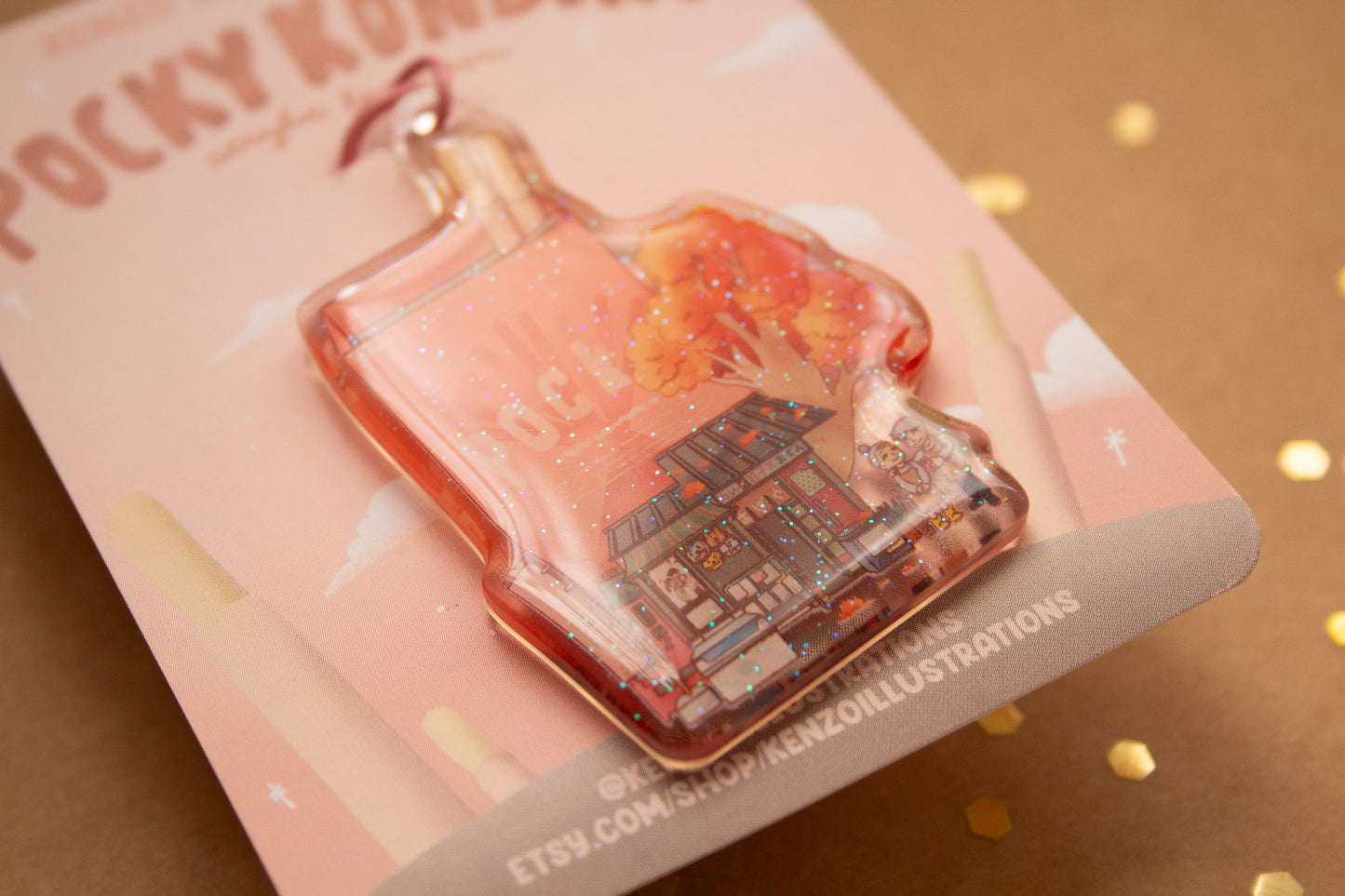 Pocky Konbini Keychain