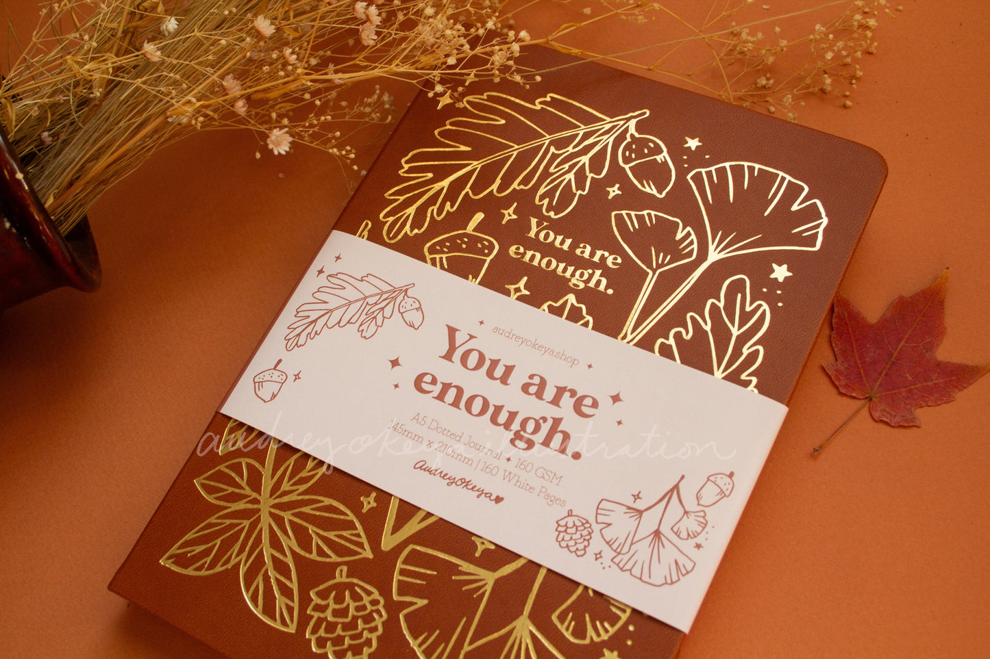 You are Enough Autumnal Journals | A5 and TN Travel Size