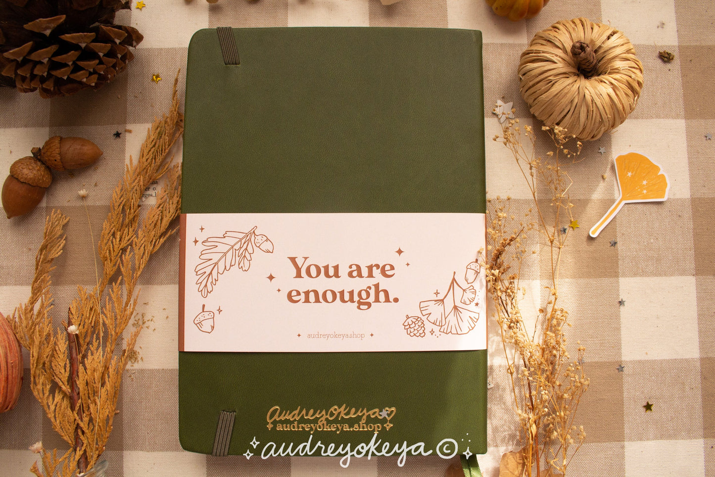 You are Enough Autumnal Journals | A5 and TN Travel Size