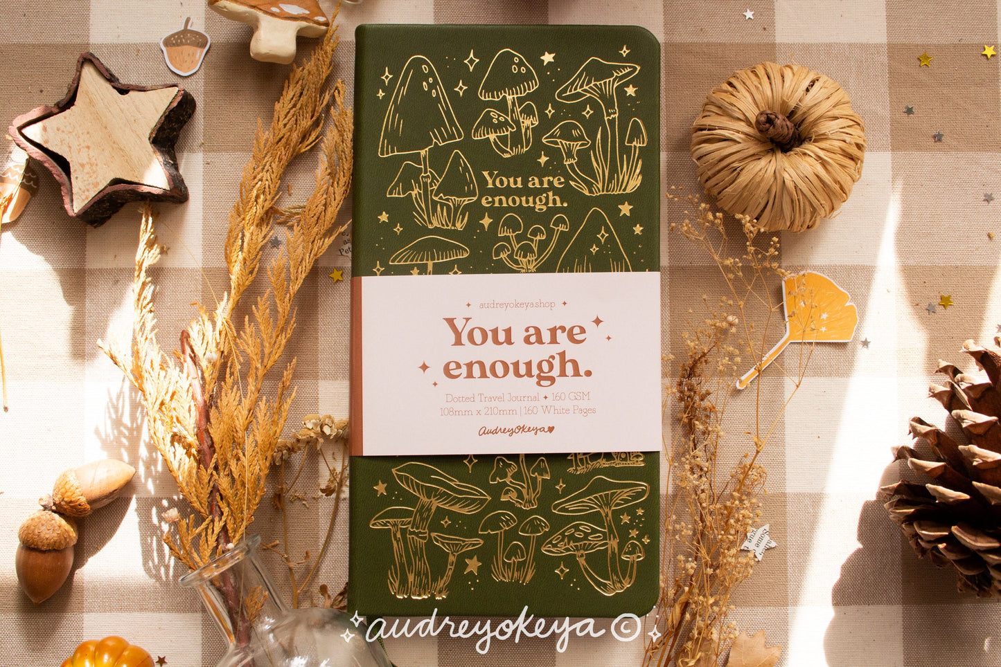 You are Enough Autumnal Journals | A5 and TN Travel Size