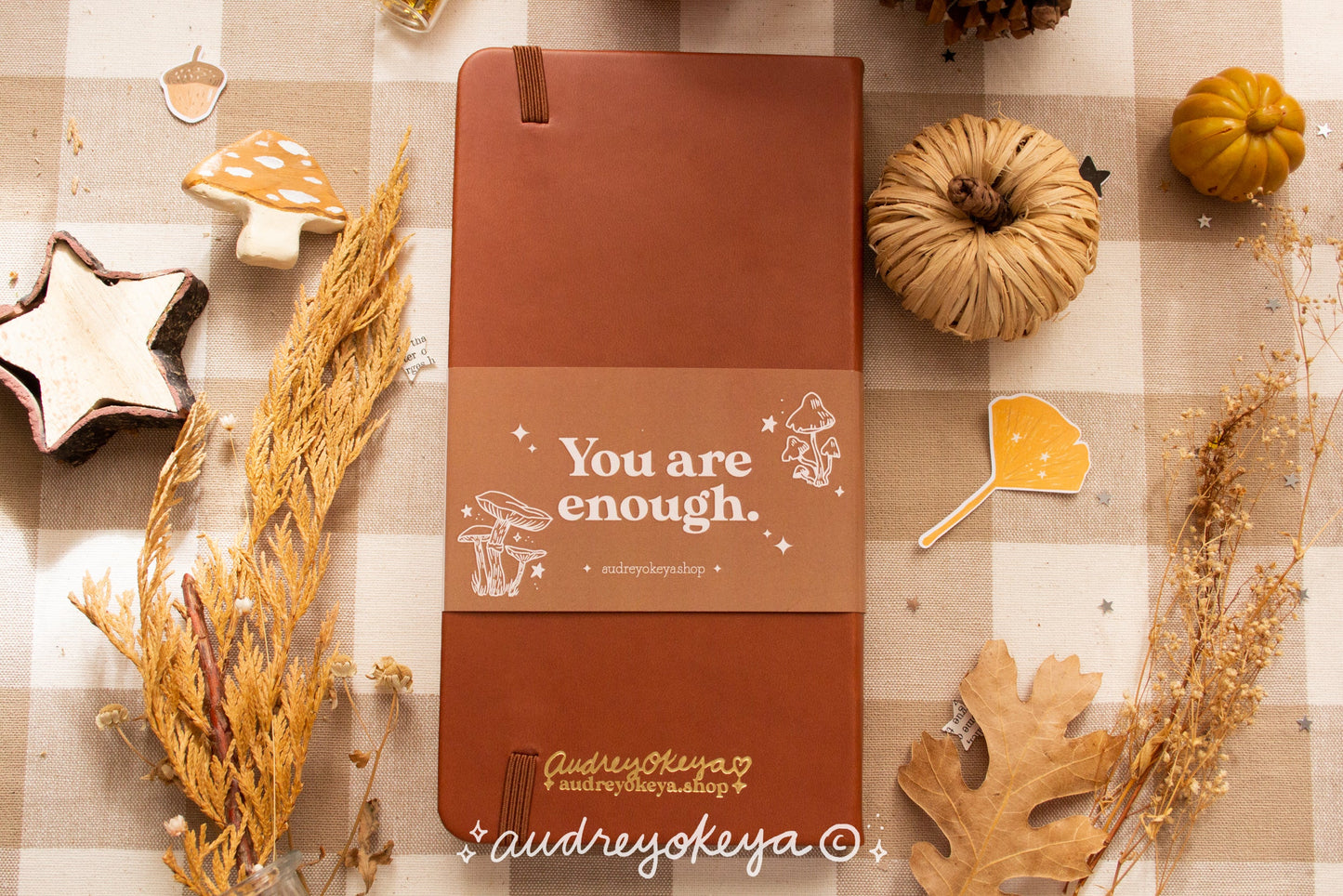 You are Enough Autumnal Journals | A5 and TN Travel Size